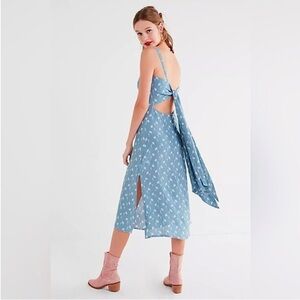 Faithfull the Brand Katergo Dress in Blue Size Small